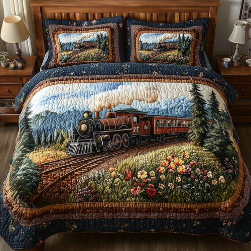 Rustic Train Duvet Cover Set GFTONL4414