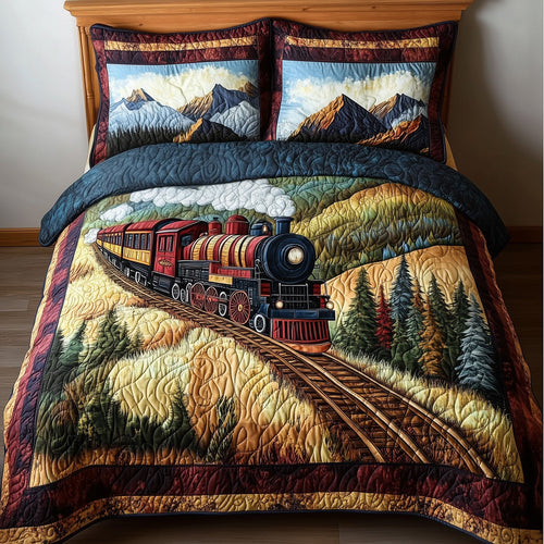 Rustic Train Duvet Cover Set GFTONL4416