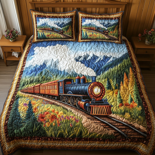 Rustic Train Duvet Cover Set GFTONL4417