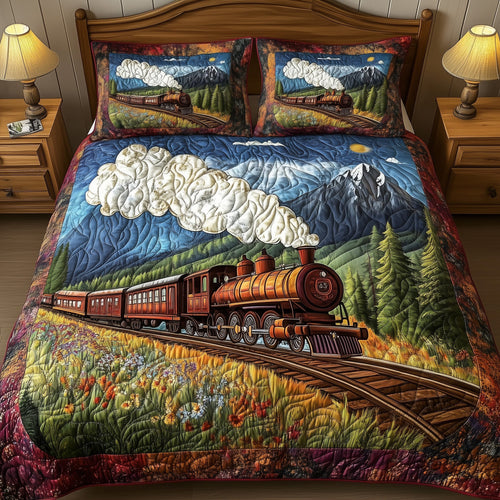 Rustic Train Duvet Cover Set GFTONL4418