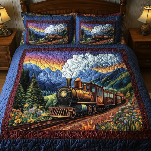 Rustic Train Duvet Cover Set GFTONL4419