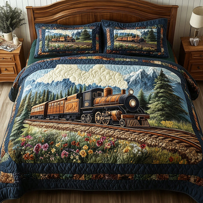 Rustic Train Duvet Cover Set GFTONL4420