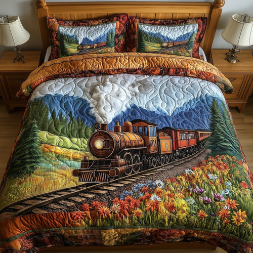 Rustic Train Duvet Cover Set GFTONL4423