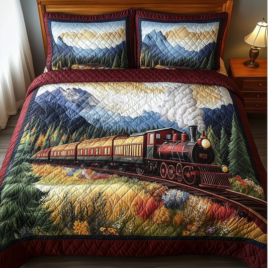 Rustic Train Duvet Cover Set GFTONL4424