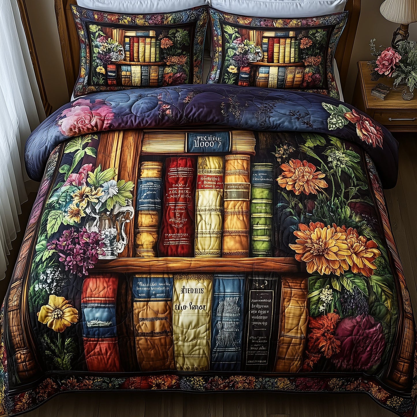 Vintage Library Duvet Cover Set GFTONL4449