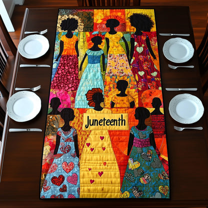 Proud Juneteenth Quilted Table Runner GFTONL4459