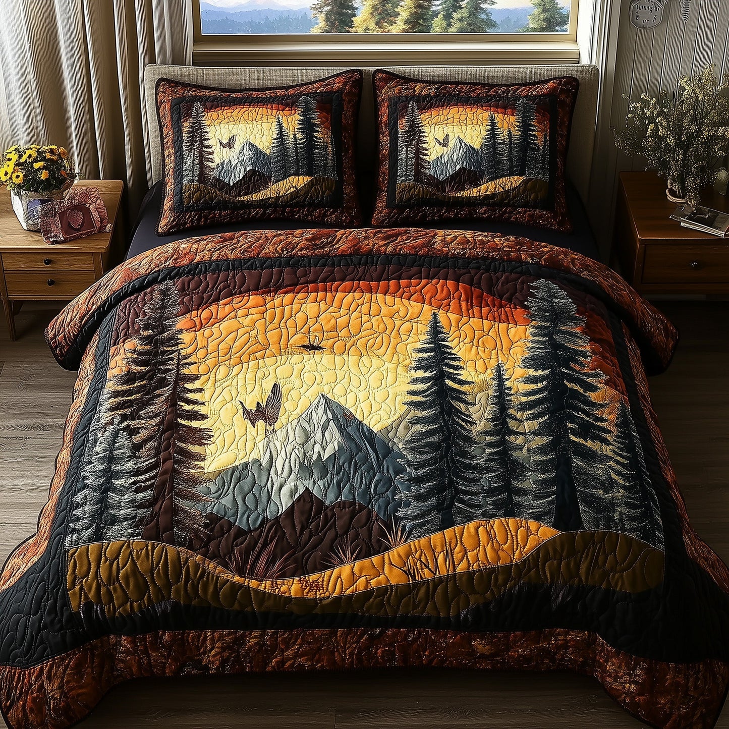 Twilight Forest Duvet Cover Set GFTONL4487