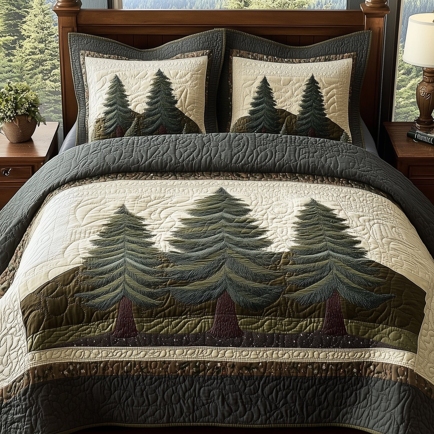 Misty Forest Duvet Cover Set GFTONL4489