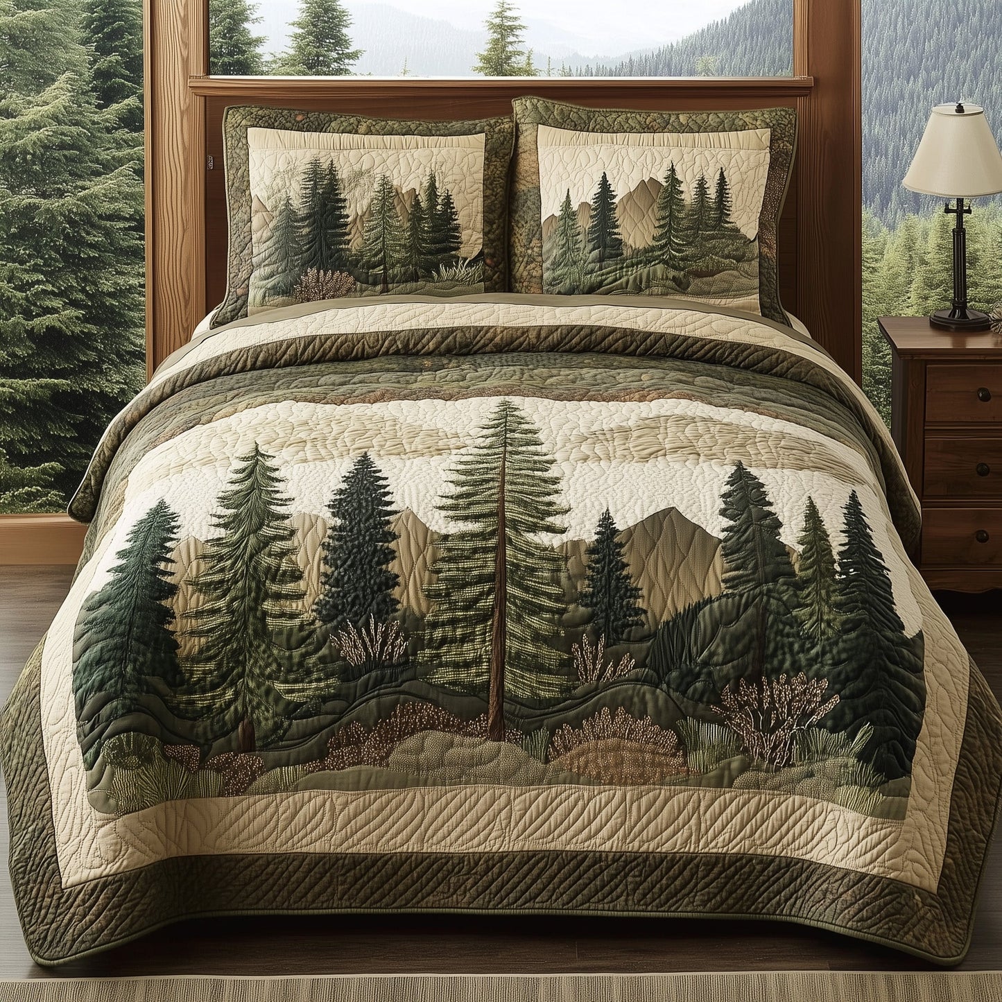Misty Forest Duvet Cover Set GFTONL4490