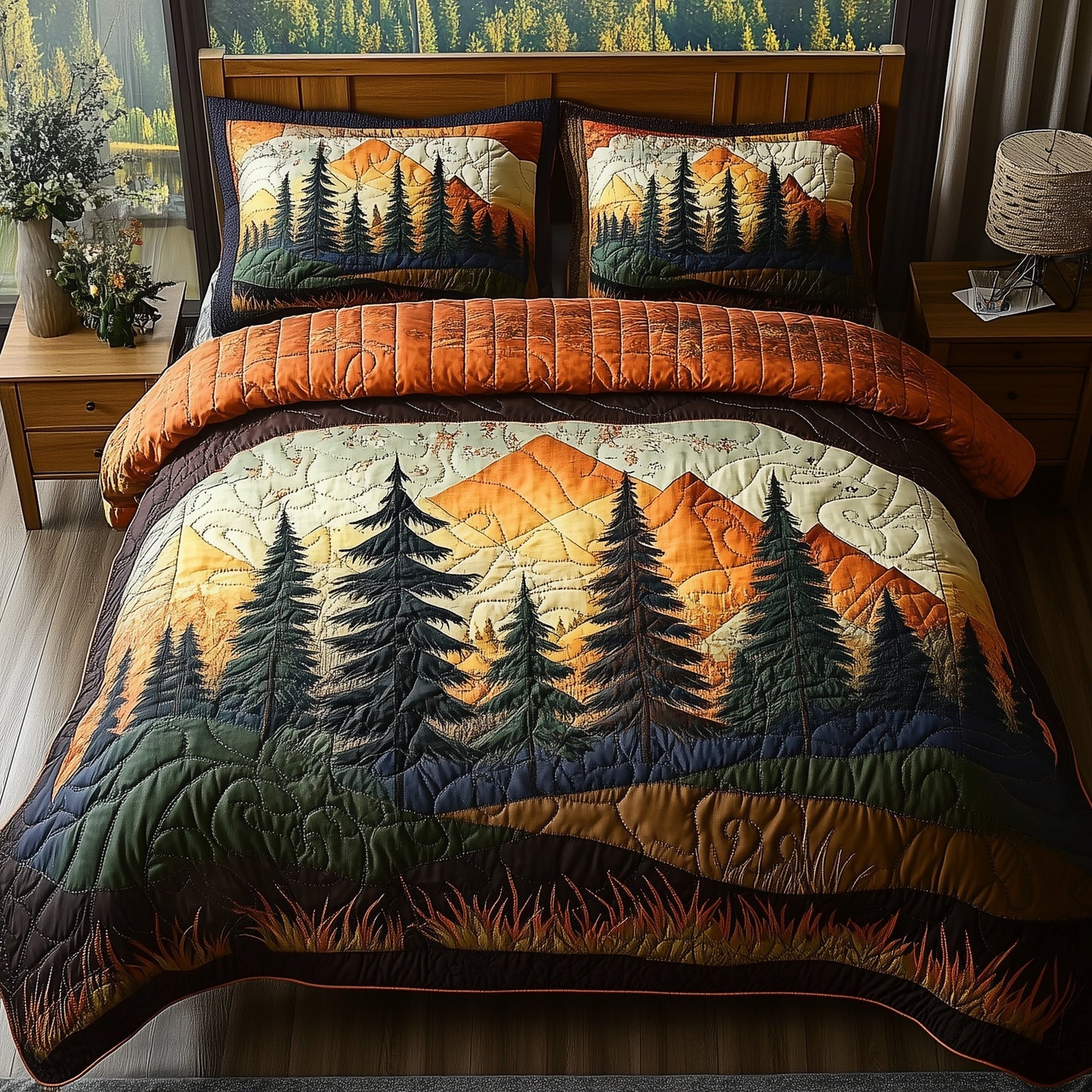 Twilight Forest Duvet Cover Set GFTONL4491