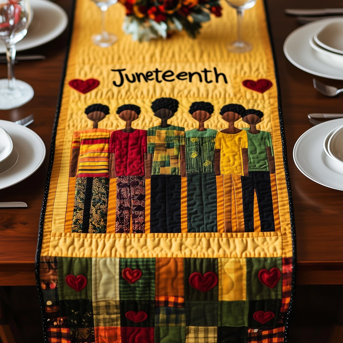 Melanin Majesty Quilted Table Runner GFTONL4527
