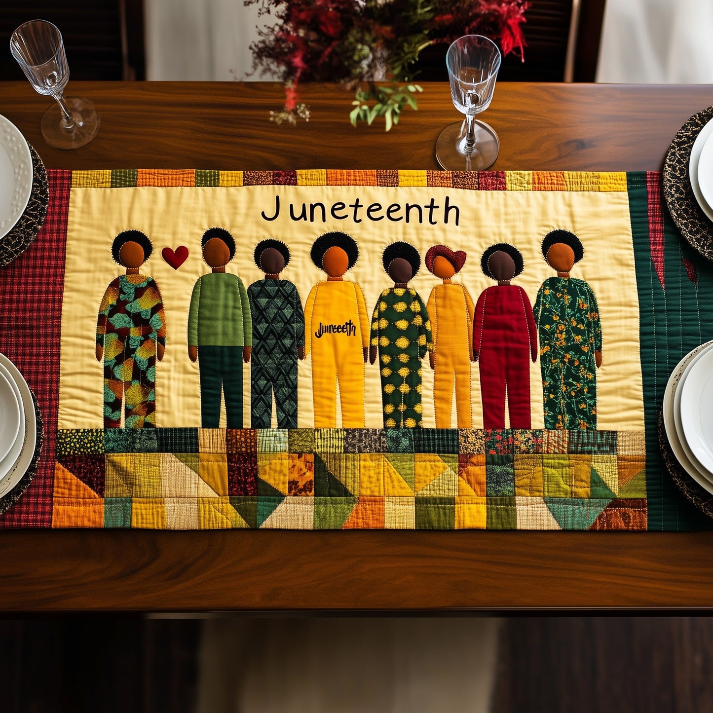 Melanin Majesty Quilted Table Runner GFTONL4530