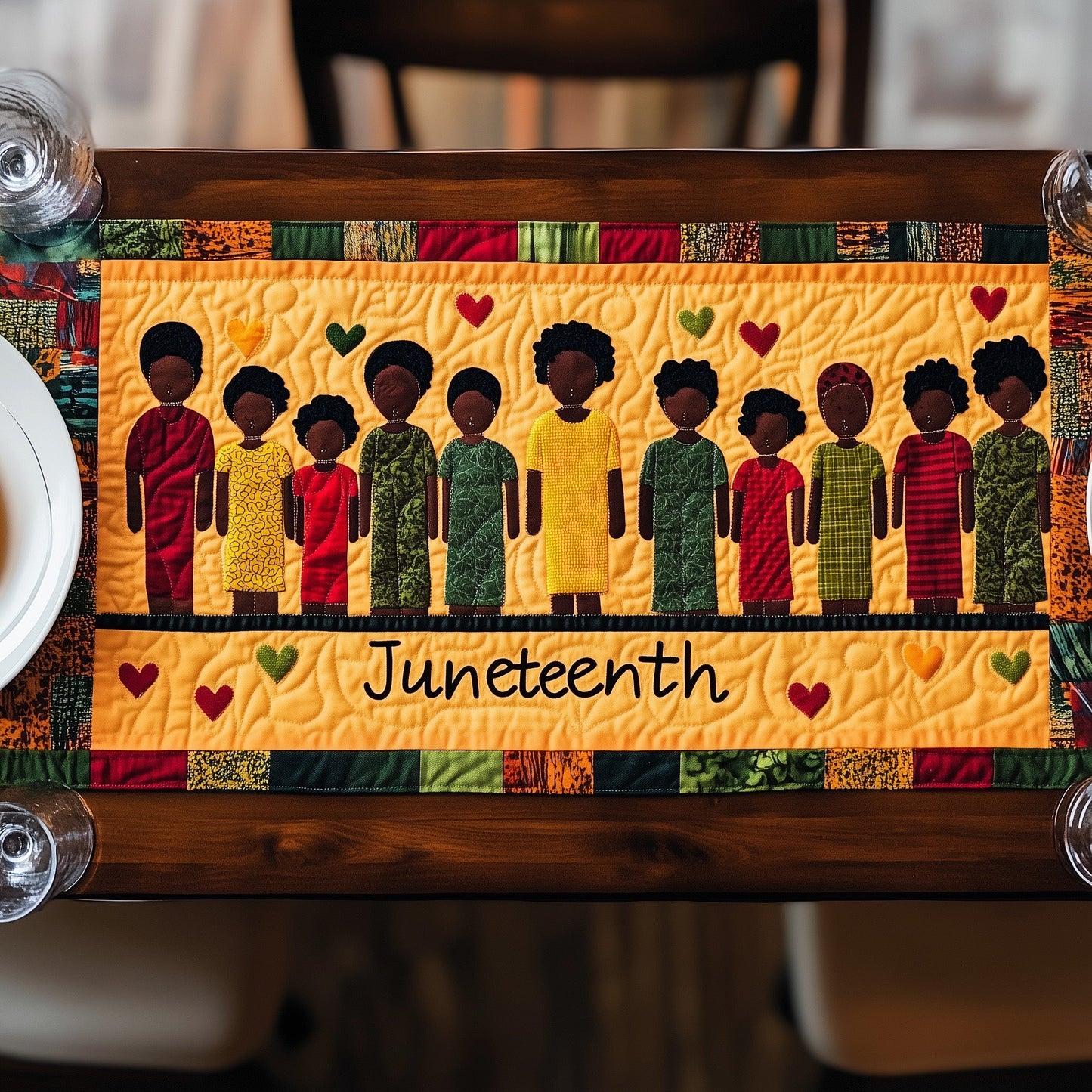 Melanin Majesty Quilted Table Runner GFTONL4531