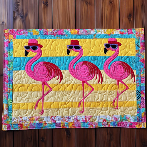 Flamingo Party Quilted Place Mat GFTONL4554