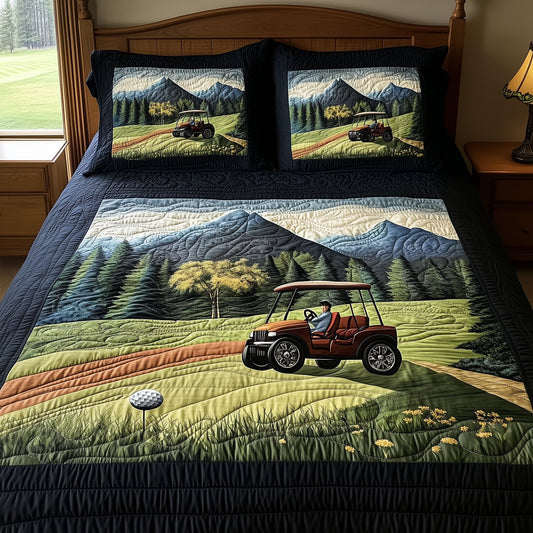 Gentle Rounds 3-Piece Quilted Bedding Set GFTONL4569