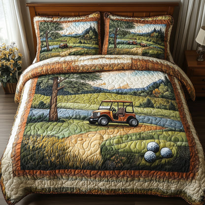 Fairway Serenity 3-Piece Quilted Bedding Set GFTONL4575