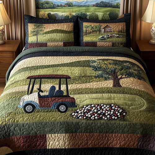 Fairway Serenity 3-Piece Quilted Bedding Set GFTONL4576