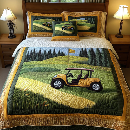 Fairway Serenity 3-Piece Quilted Bedding Set GFTONL4580