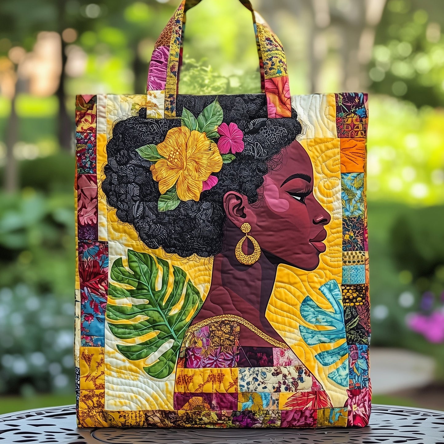 Majesty Queen Quilted Tote Bag GFTONL4593