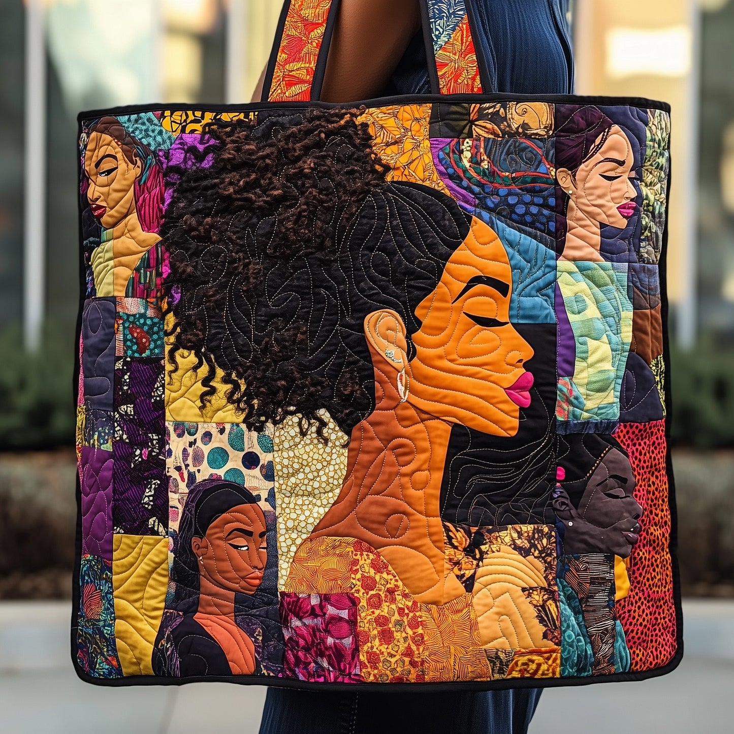 Melanin Magic  Quilted Tote Bag GFTONL4601