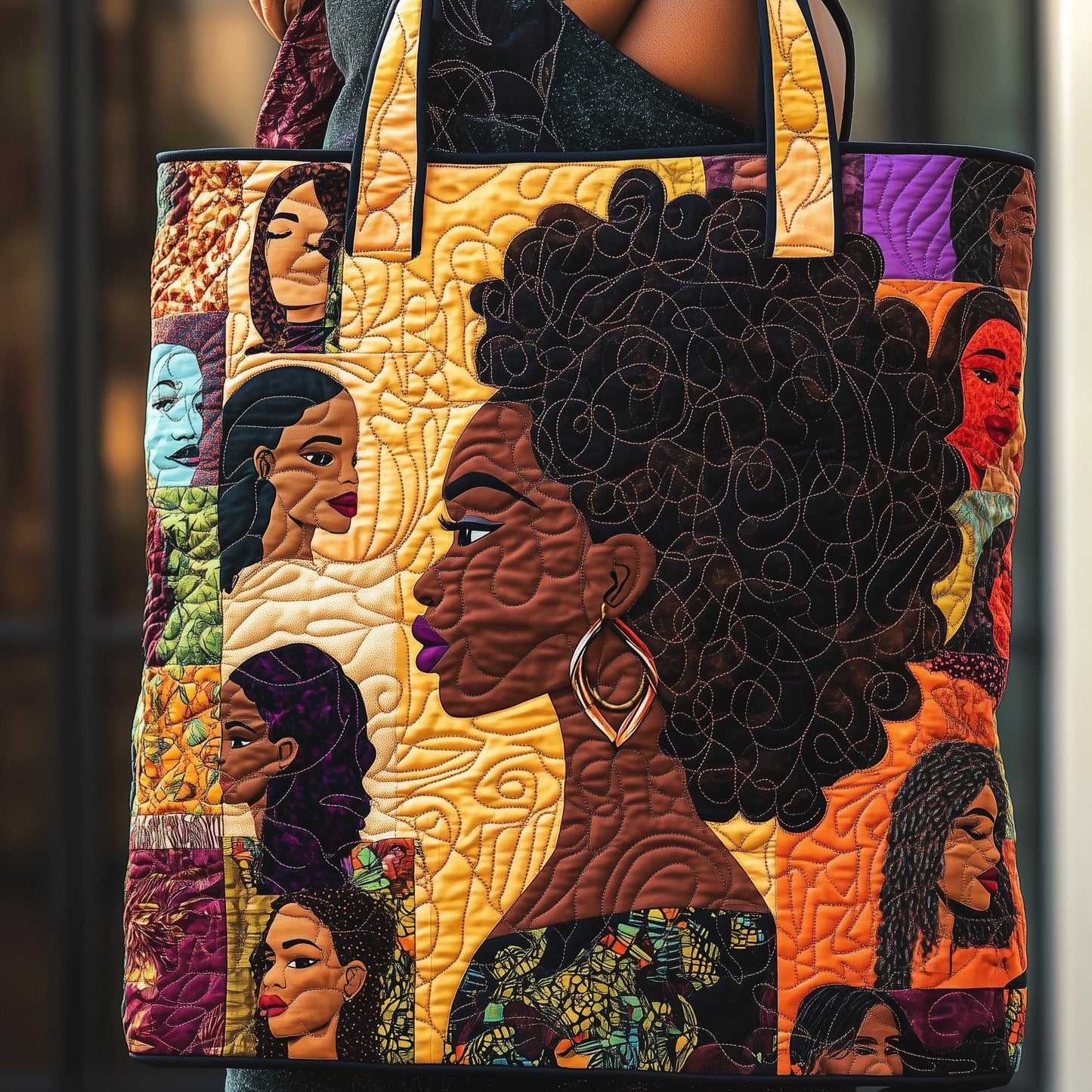 Sassy Queen Quilted Tote Bag GFTONL4605