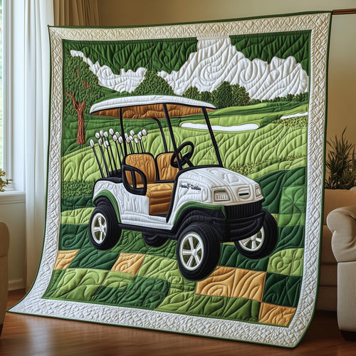Golf Cart Quilted Blanket GFTONL4636