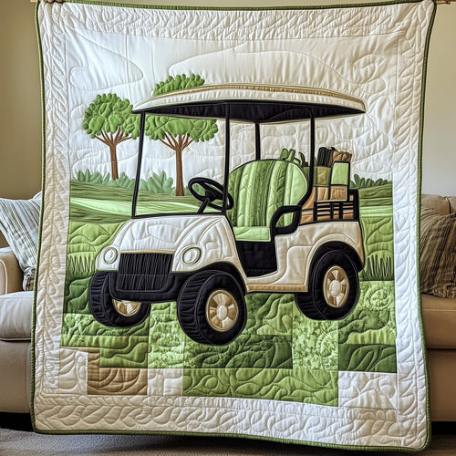 Golf Cart Quilted Blanket GFTONL4637