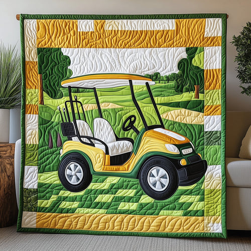 Golf Cart Quilted Blanket GFTONL4638