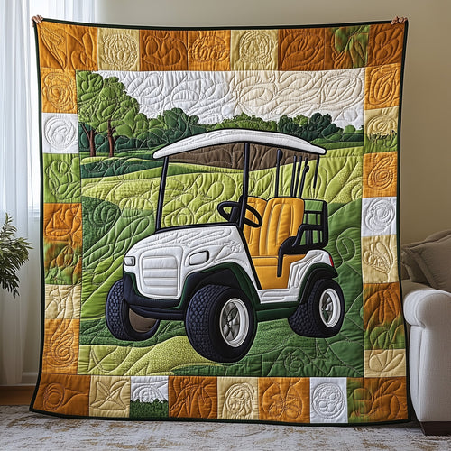 Golf Cart Quilted Blanket GFTONL4639