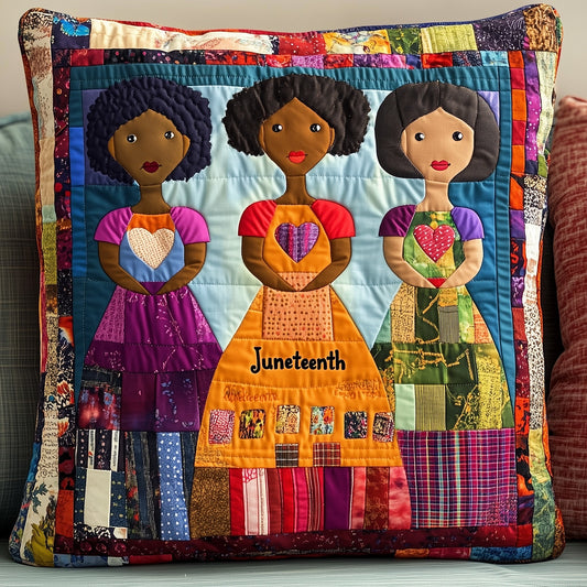 Junteenth Quilted Pillow Case GFTONL4642