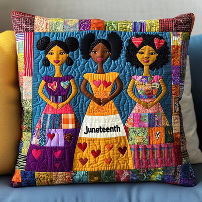 Junteenth Quilted Pillow Case GFTONL4643