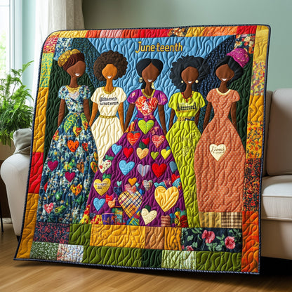 Junteenth Quilted Blanket GFTONL4647