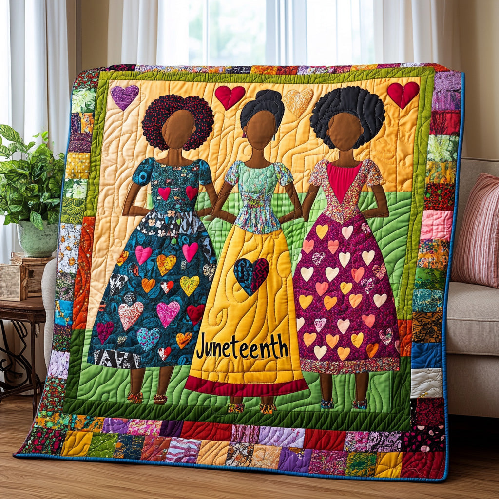 Junteenth Quilted Blanket GFTONL4649