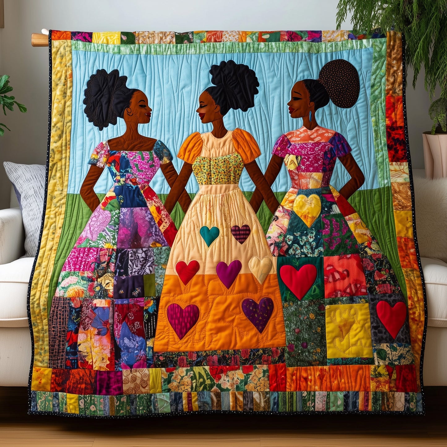 Junteenth Quilted Blanket GFTONL4650