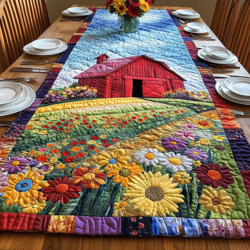 Blooming Farm Quilted Table Runner GFTONL4682