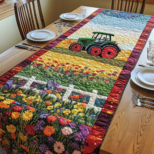 Tractor Life Quilted Table Runner GFTONL4686