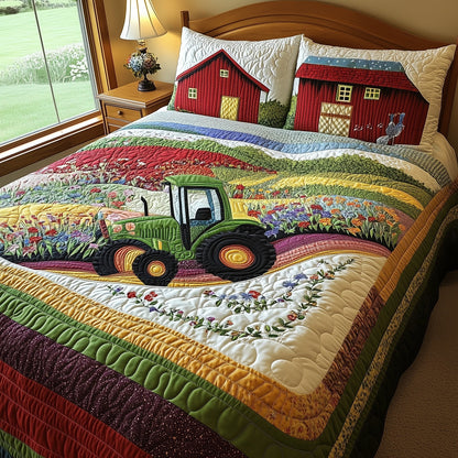 Farmer Dream 3-Piece Quilted Bedding Set GFTONL4693
