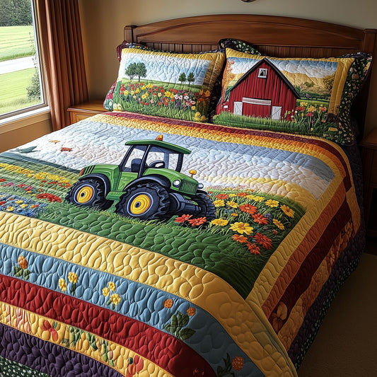 Farmer Dream 3-Piece Quilted Bedding Set GFTONL4698