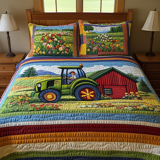 Farmer Heaven 3-Piece Quilted Bedding Set GFTONL4700