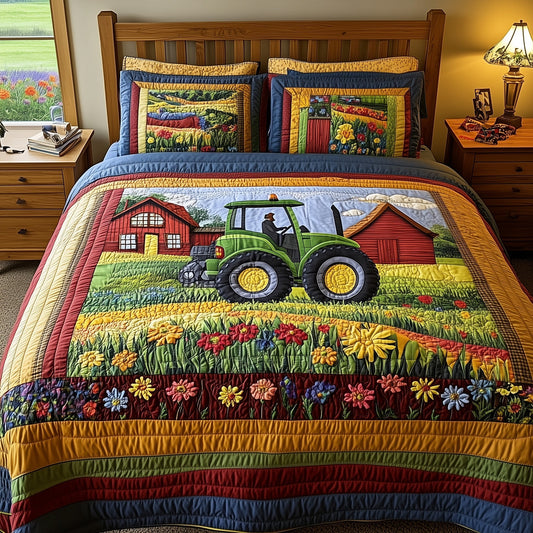 Farmer Heaven 3-Piece Quilted Bedding Set GFTONL4701