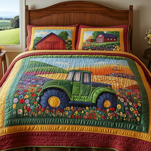 Farmer Heaven 3-Piece Quilted Bedding Set GFTONL4702