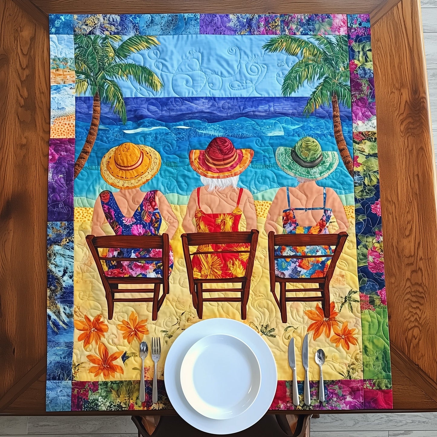 Bestie Chilling Quilted Placemat GFTONL4707