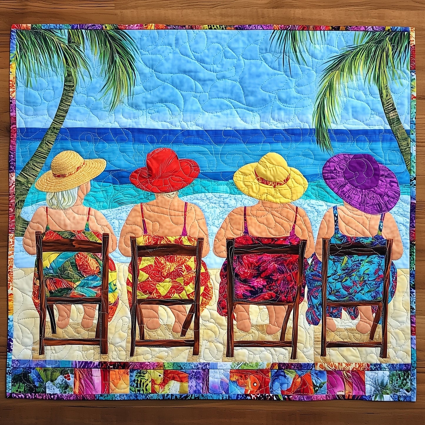 Bestie Chilling Quilted Placemat GFTONL4709