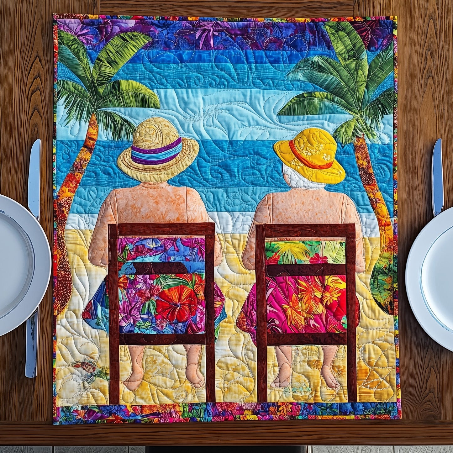 Bestie Chilling Quilted Placemat GFTONL4710