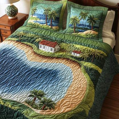 Island Dream 3-Piece Quilted Bedding Set GFTONL4722