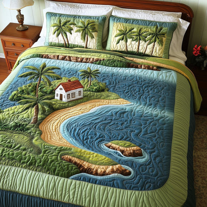 Island Serenity 3-Piece Quilted Bedding Set GFTONL4727