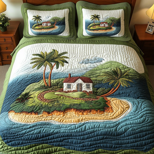 Island Serenity 3-Piece Quilted Bedding Set GFTONL4728