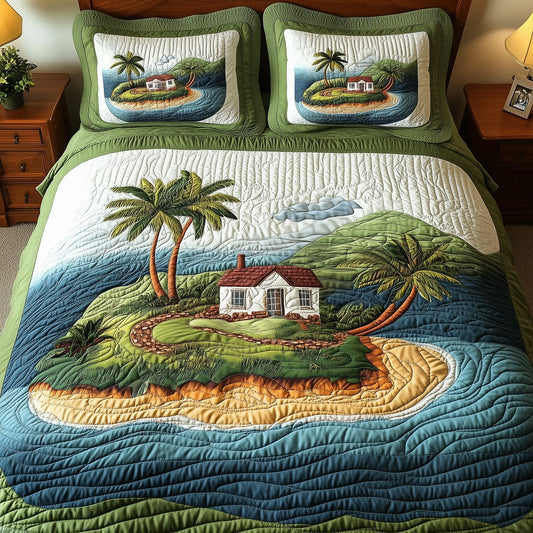 Island Serenity 3-Piece Quilted Bedding Set GFTONL4728