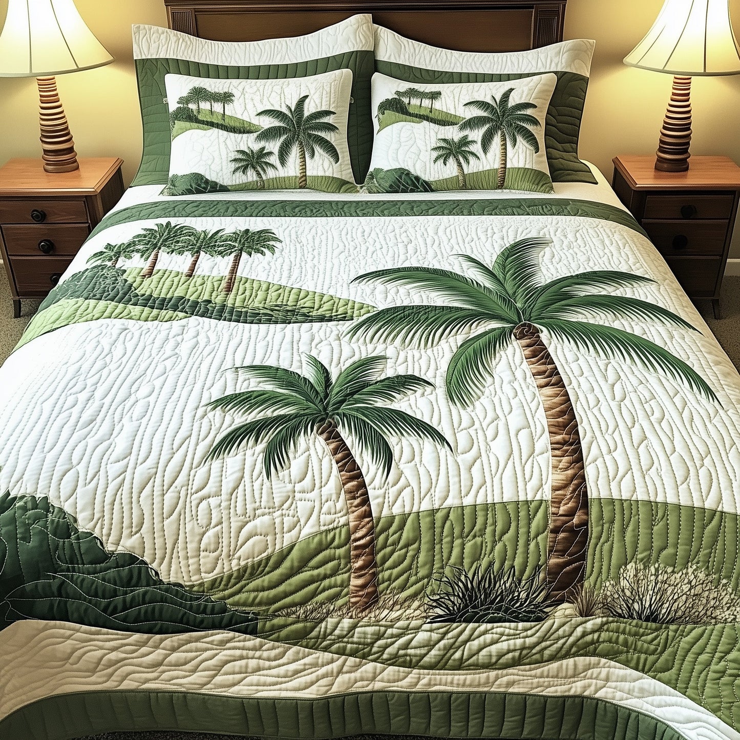 Island Serenity 3-Piece Quilted Bedding Set GFTONL4730