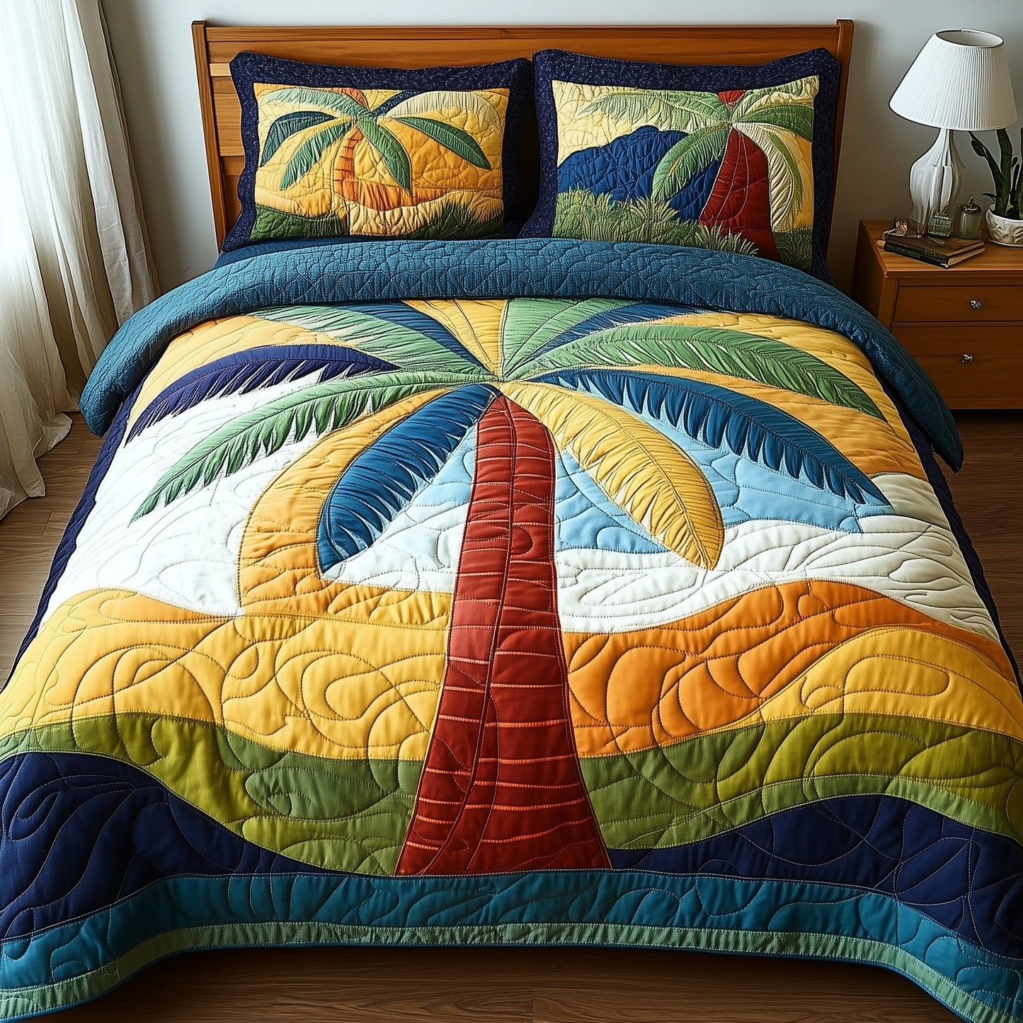 Tropical Dream 3-Piece Quilted Bedding Set GFTONL4732